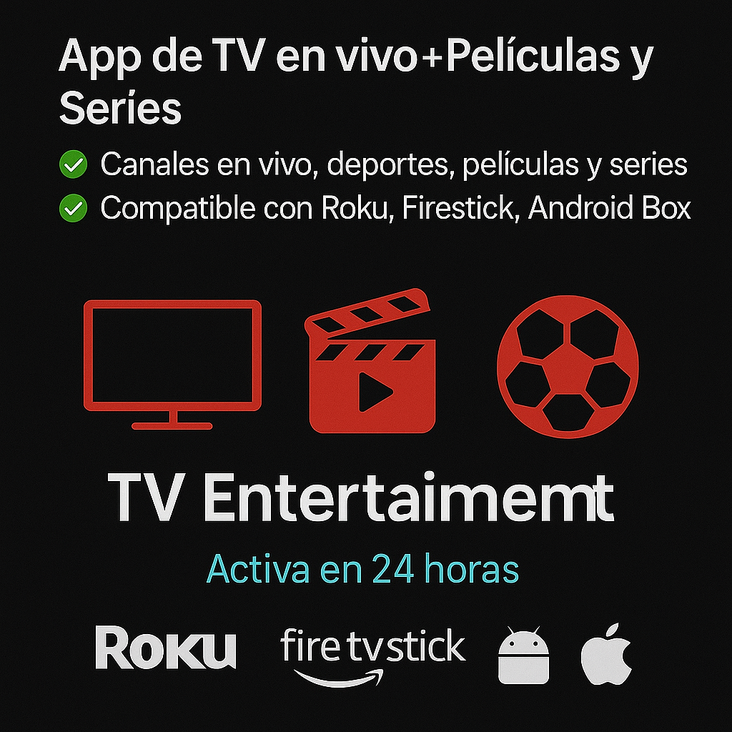 App de TV en vivo + Películas y Series